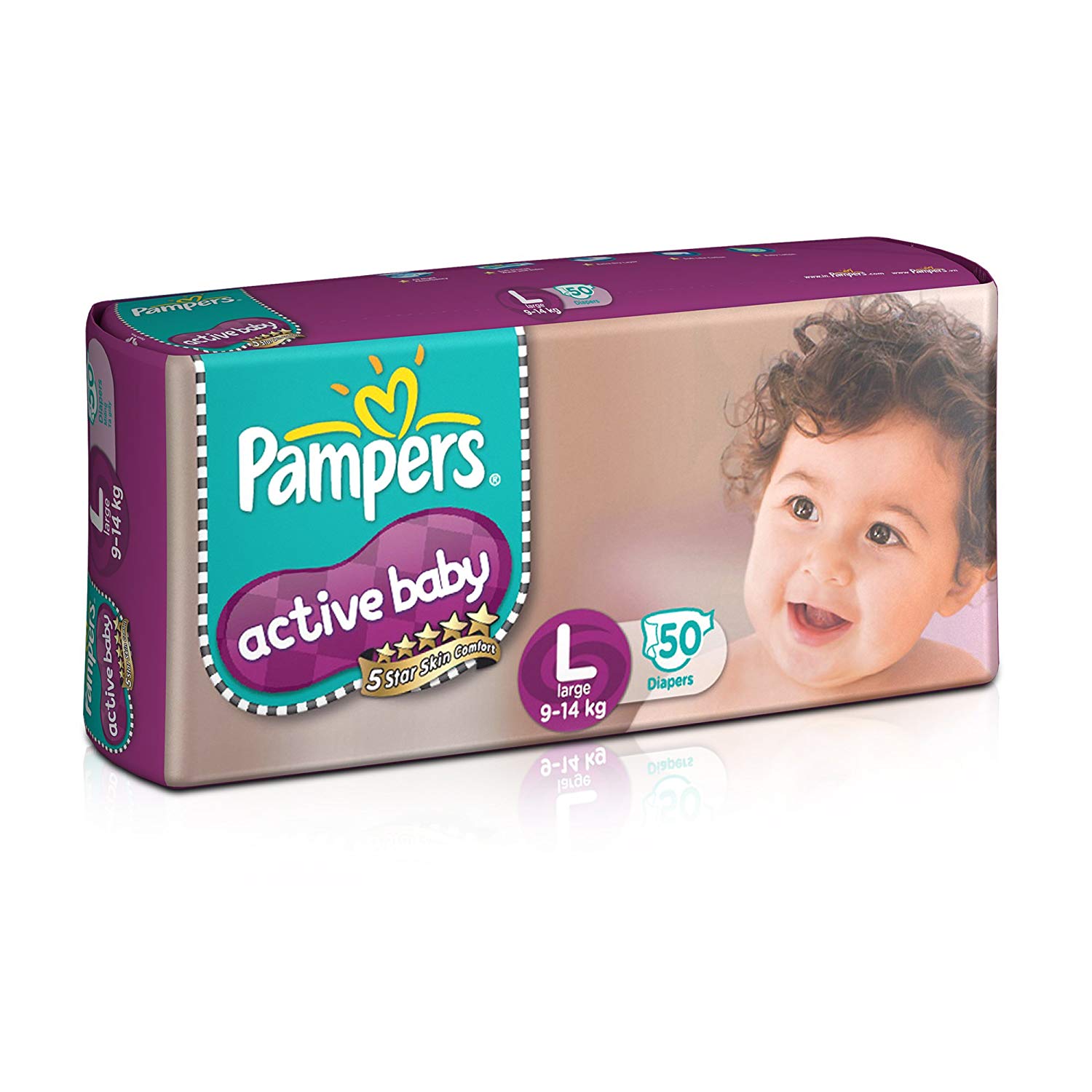 pamper active baby large