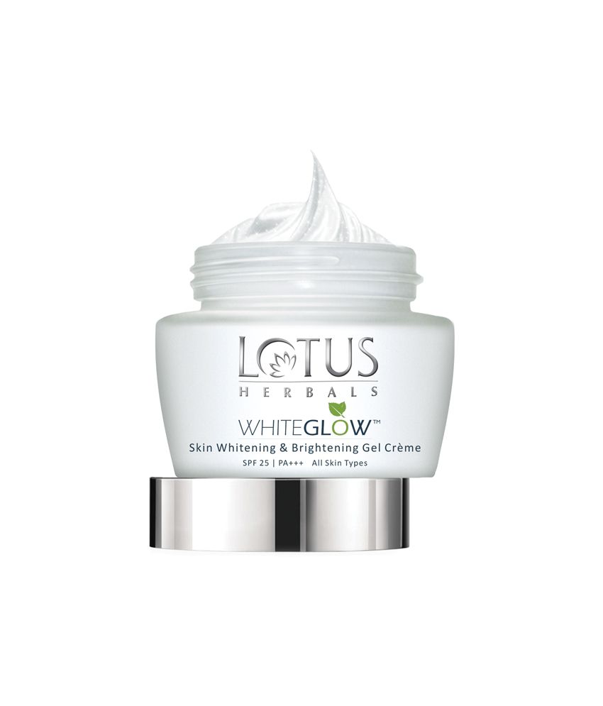 Lotus Herbals WHITEGLOW Skin Whitening Brightening Gel Cream SPF