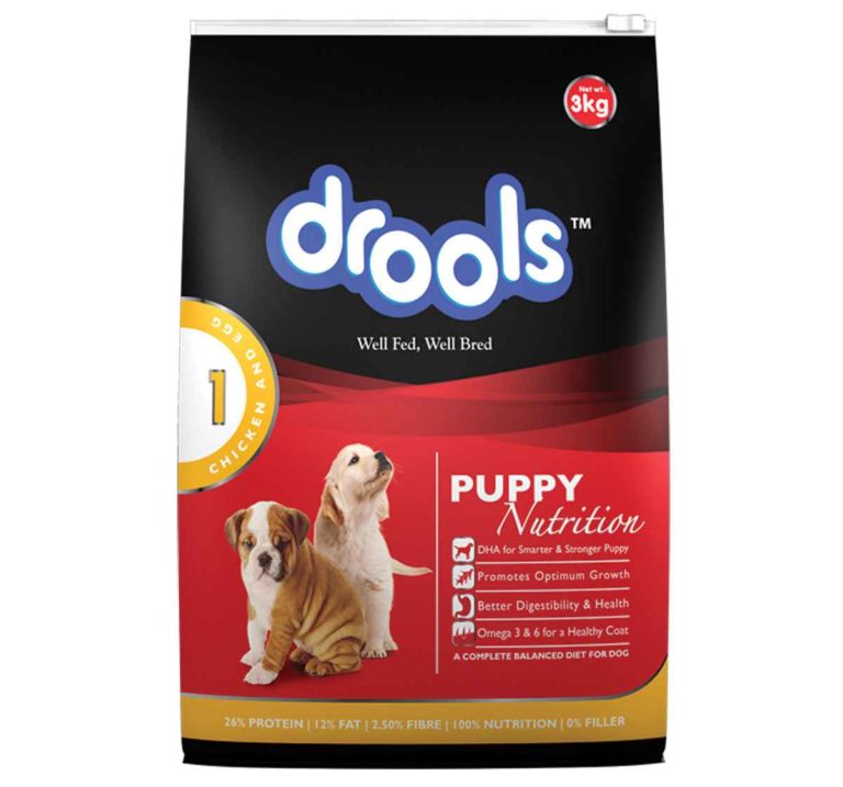 Drools Puppy Dry Food- Chicken And Eggs 3Kg + FREE 800g Pack | Driftbasket