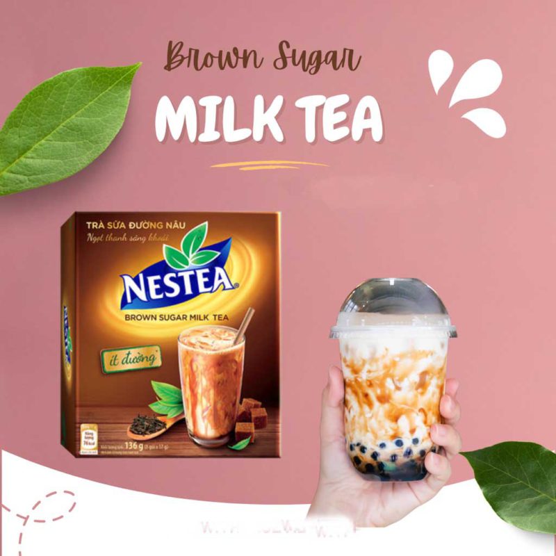 Nestea Brown Sugar Milk Tea (136g) Imported Driftbasket